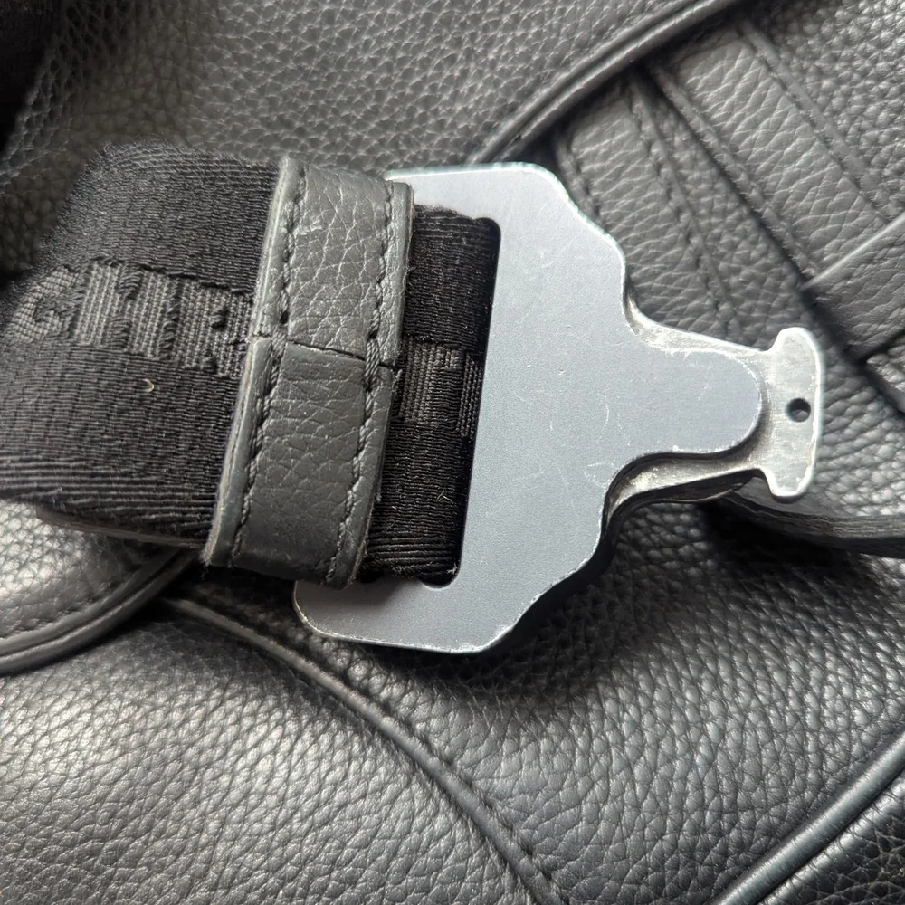 Authentic Dior Men's Black Saddle Bag - Picture 8 of 11